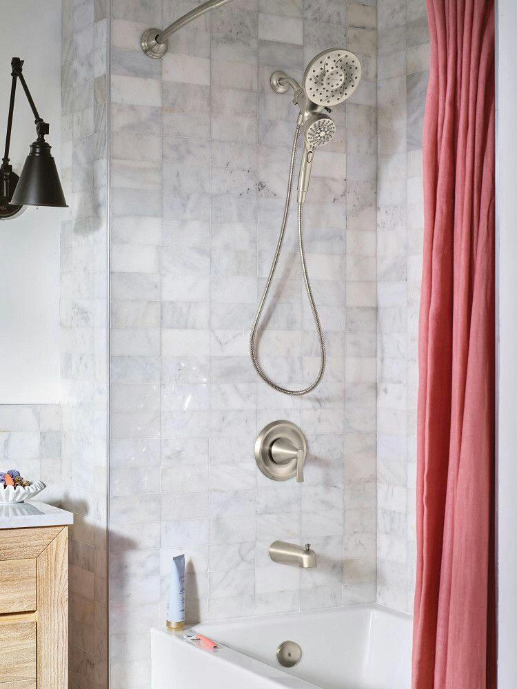 Moen Posi-Temp Tub/Shower with Magnetix, Brushed Nickel