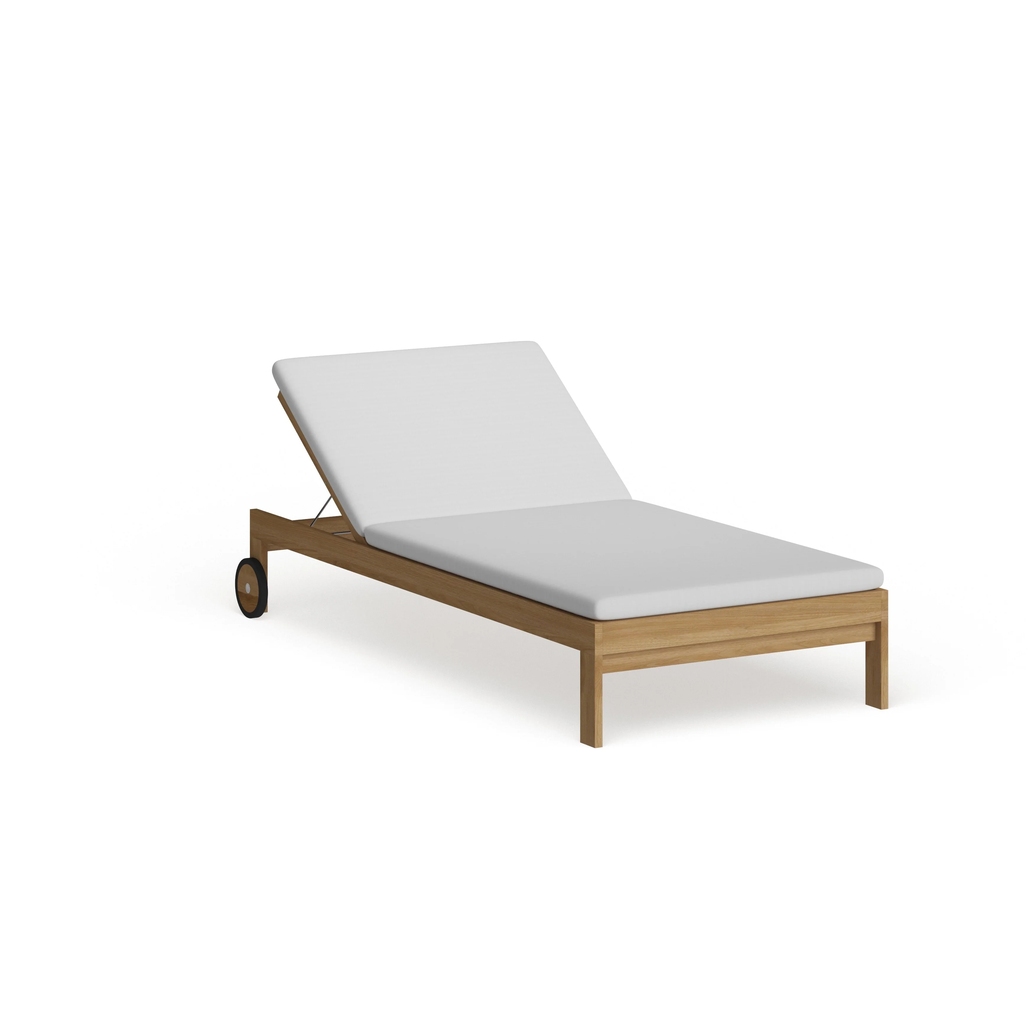 Upland Outdoor Patio Teak Chaise