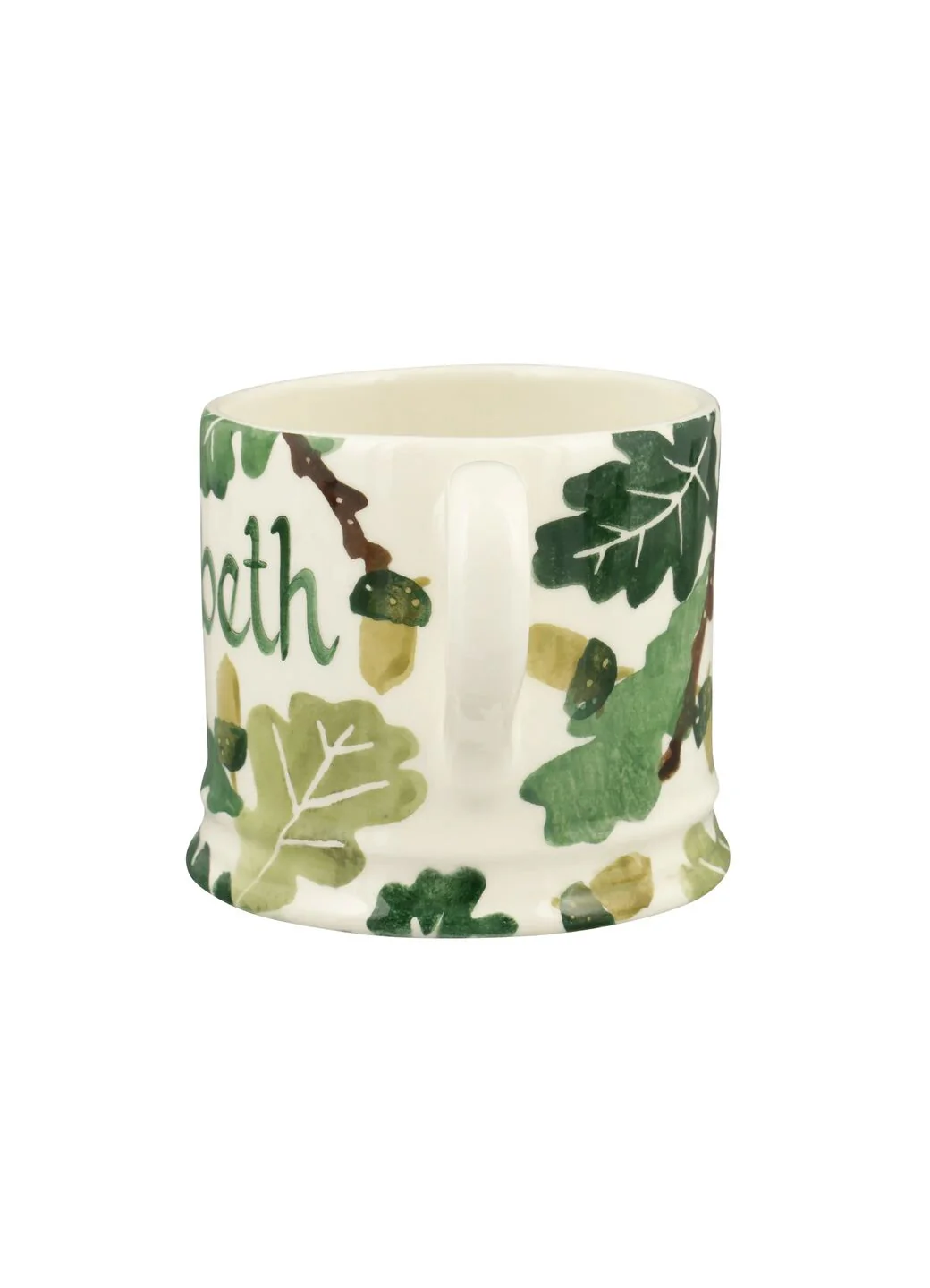Personalised Oak Small Mug
