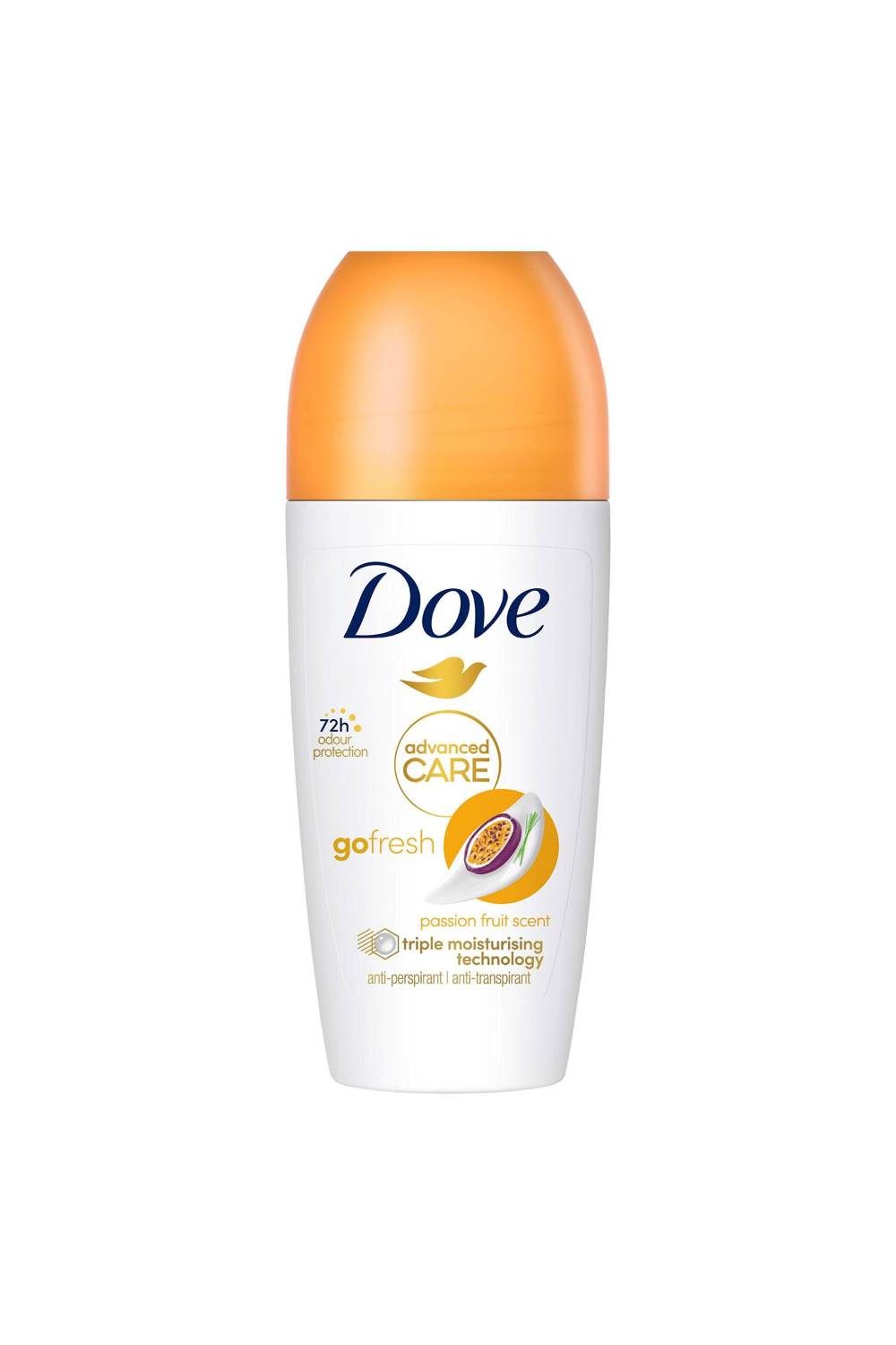 Dove Roll On Women's 'Antiperspirant' Passion Fruit 72H, 6x 50ml