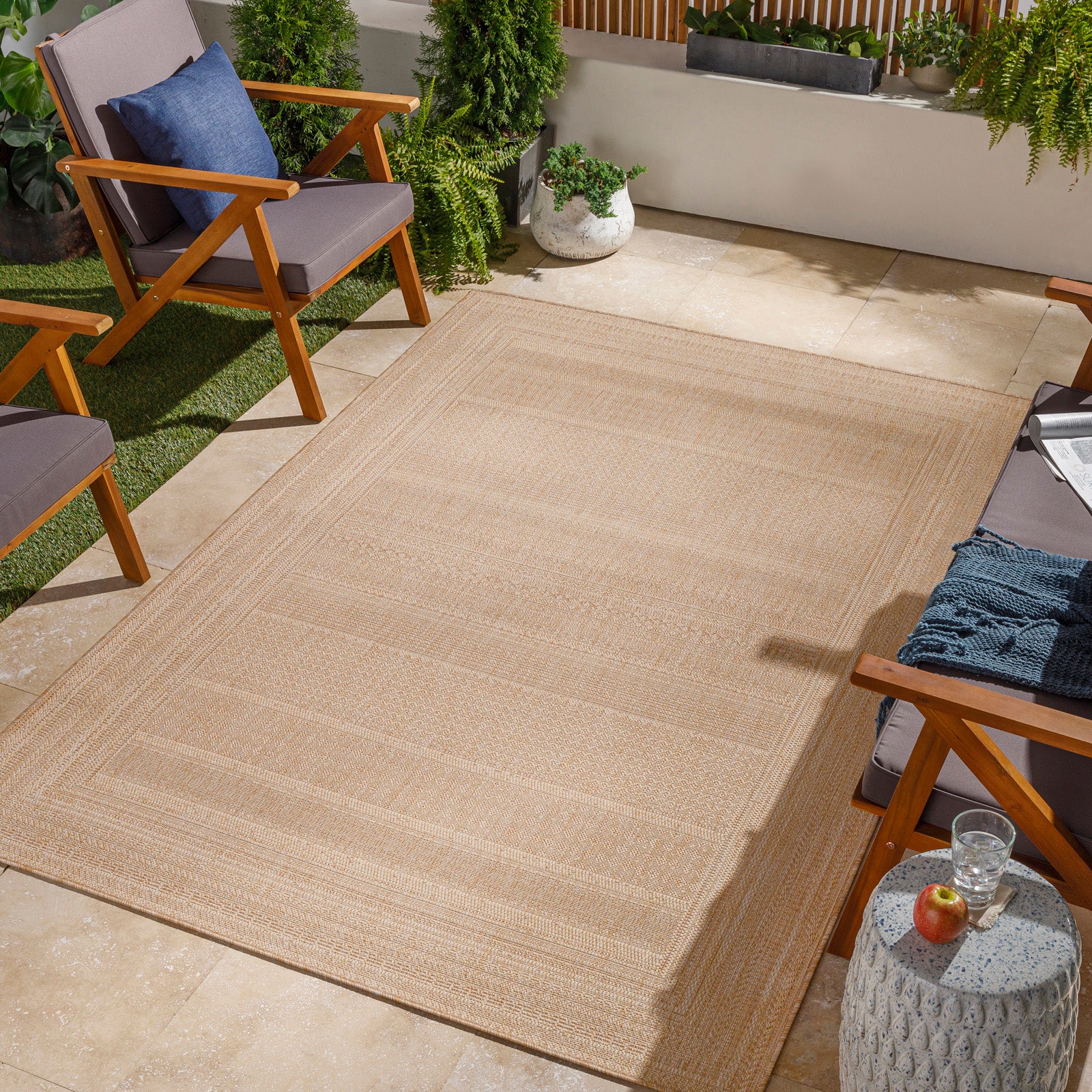 by fonQ Twill Vloerkleed 200 x 275 cm