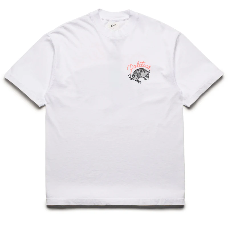 Politics Armadillo Tee - White