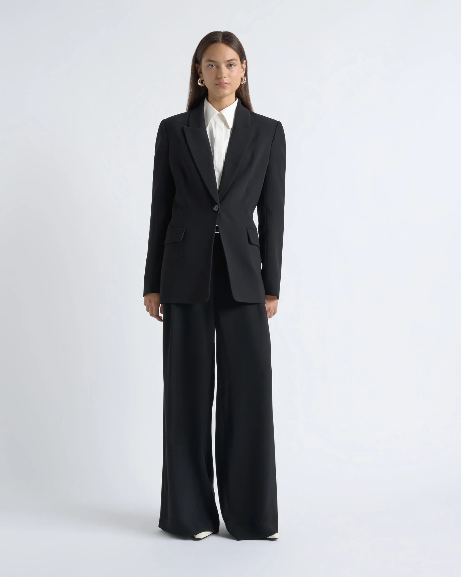 Crepe Boyfriend Blazer