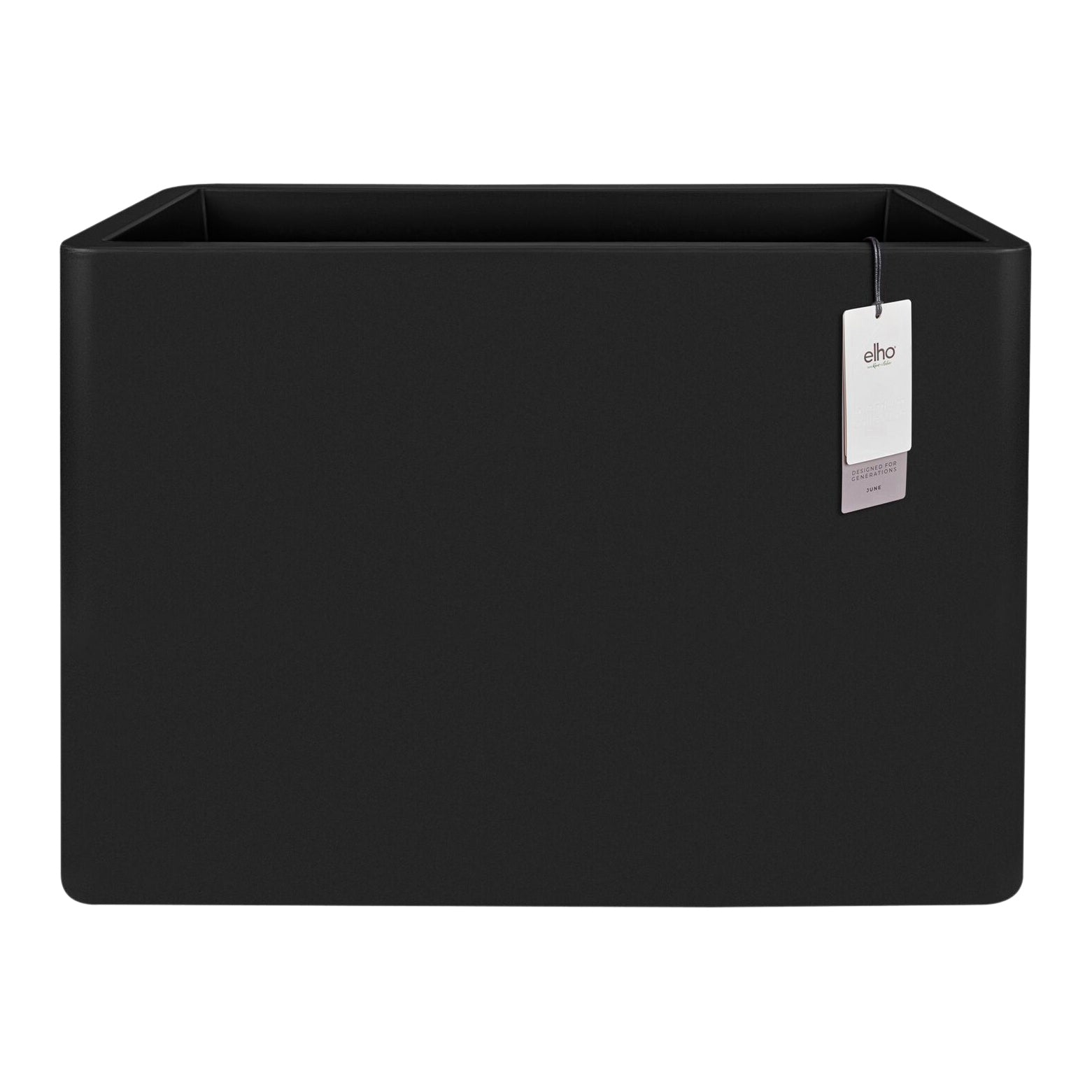 Elho June Brick Divider 80 - Zwart - L 79 x B x H 59 cm - Binnen en Bu