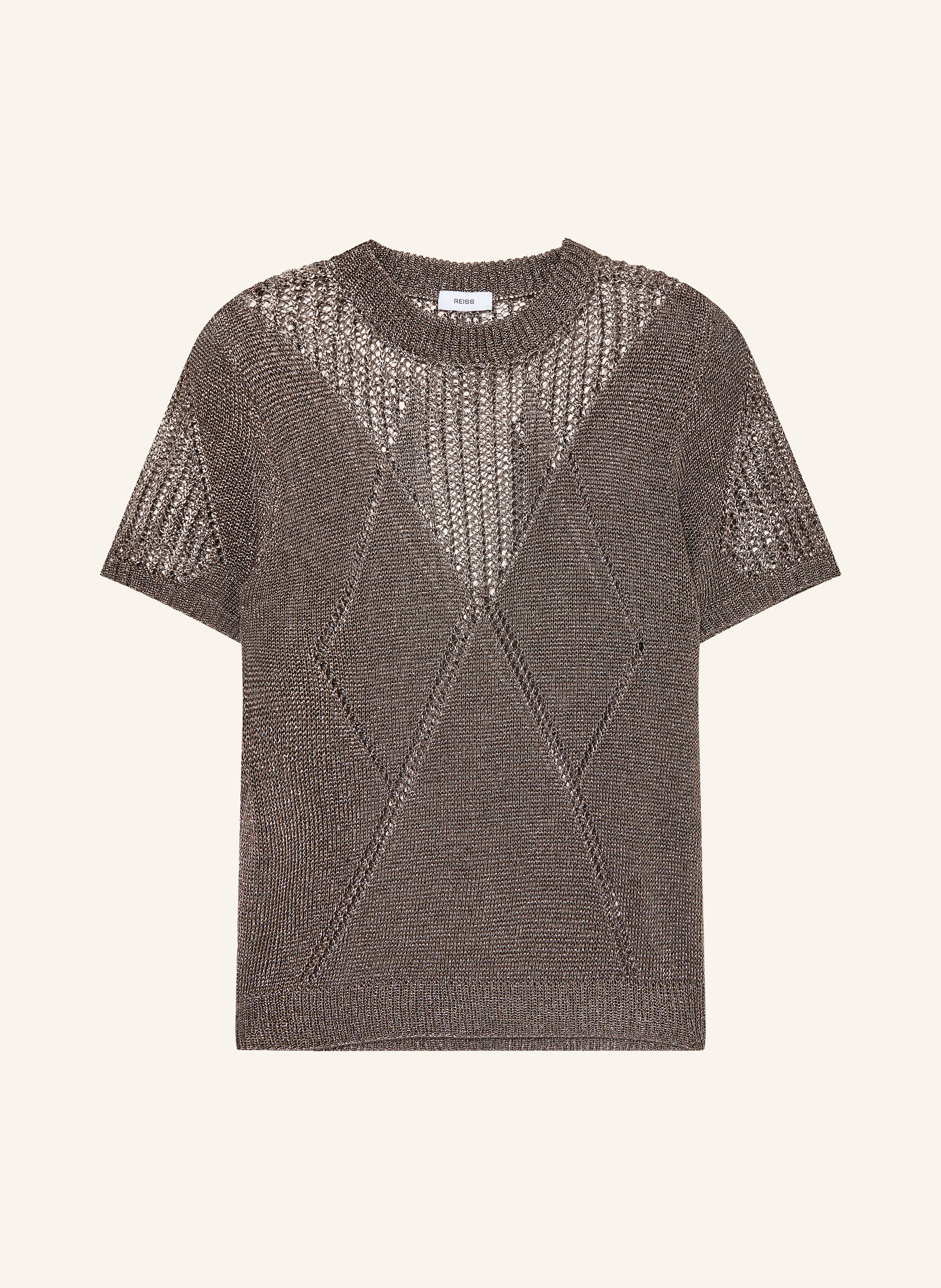 REISS Strickshirt TAMSIN mit Glitzergarn