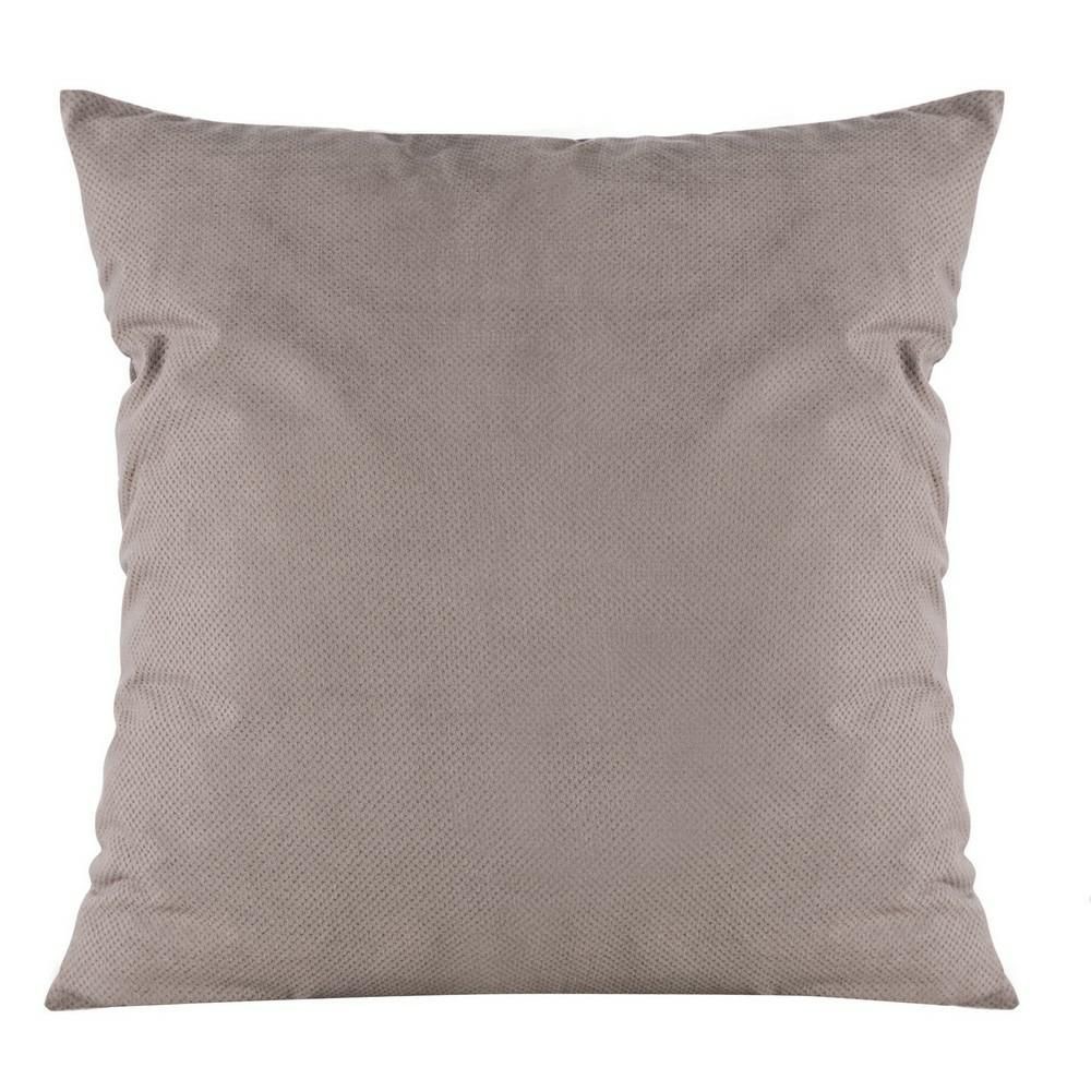 Poszewka 45x45 popielata Milo welurowa