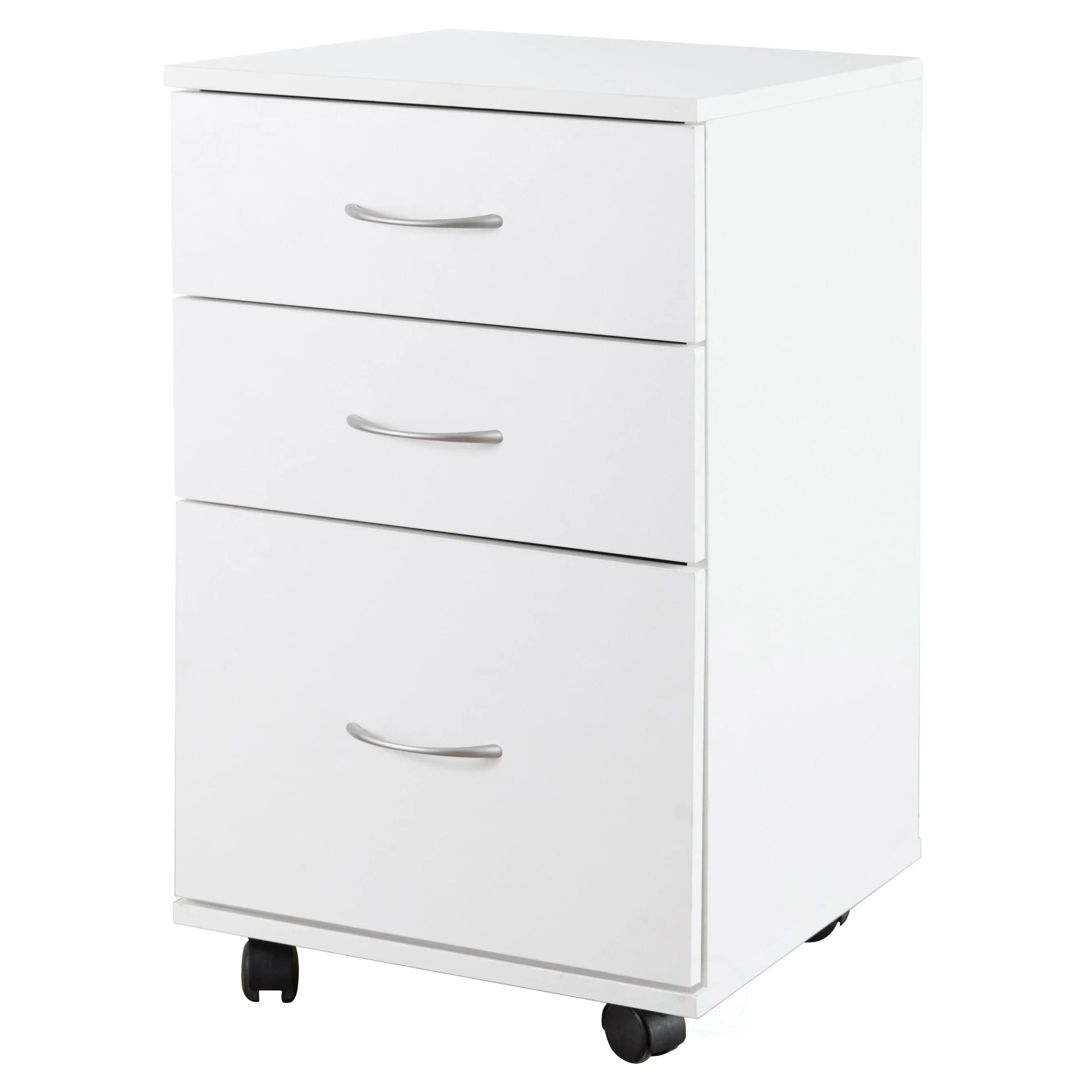 Mobile File Organizer Cabinet with 3 Drawers and Rolling Casters - Perfect for Home Office and Workspace - Fits Under Desk