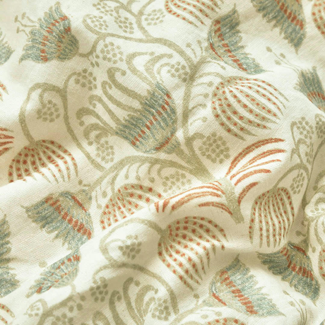 BIO BATI - Housse de couette li/coton organic ecume 155x220 cm