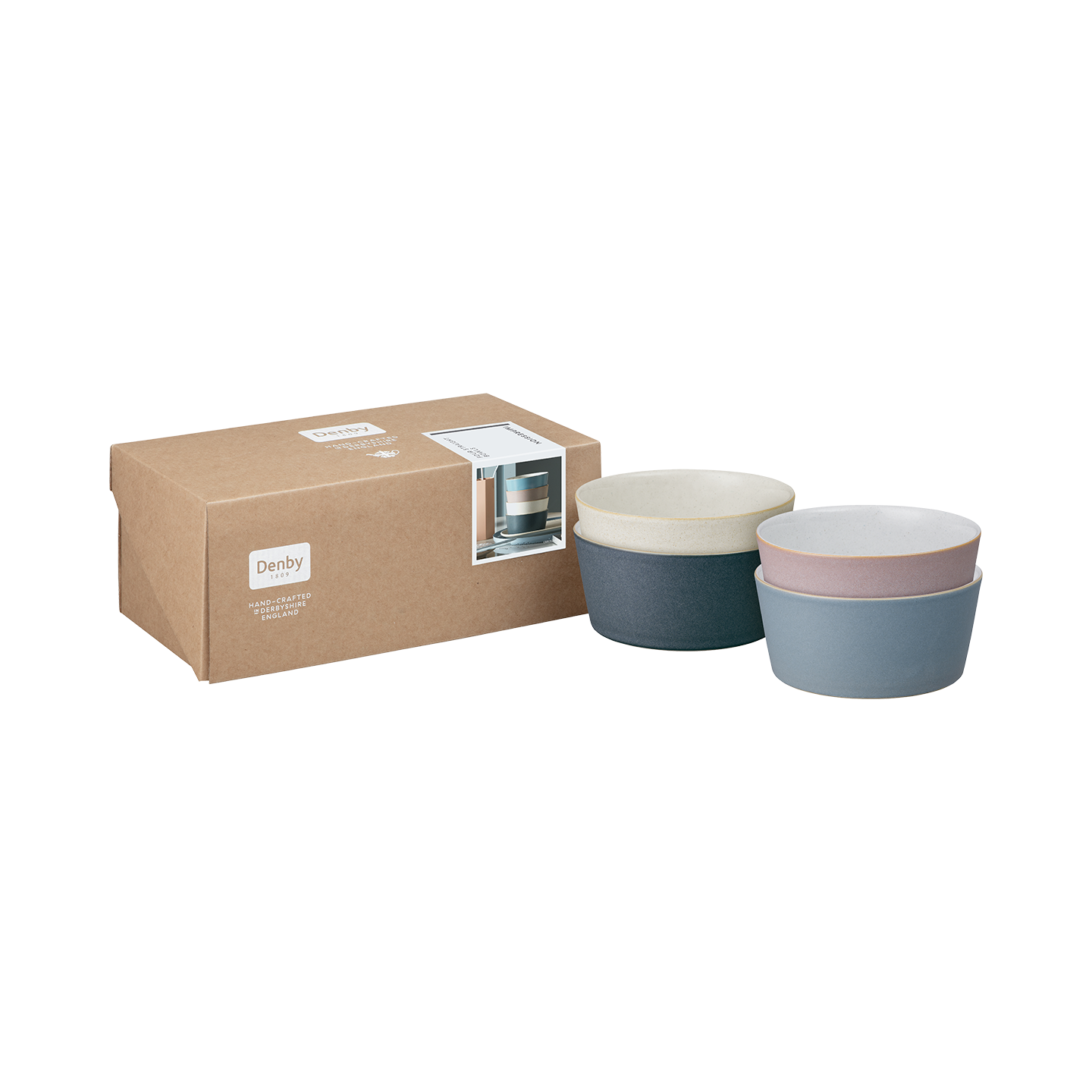 Impression Mixed Straight Bowls - Set Of 4