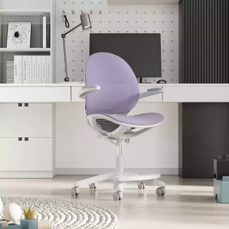 Habitat Mesh Kids Swivel Chair- Purple