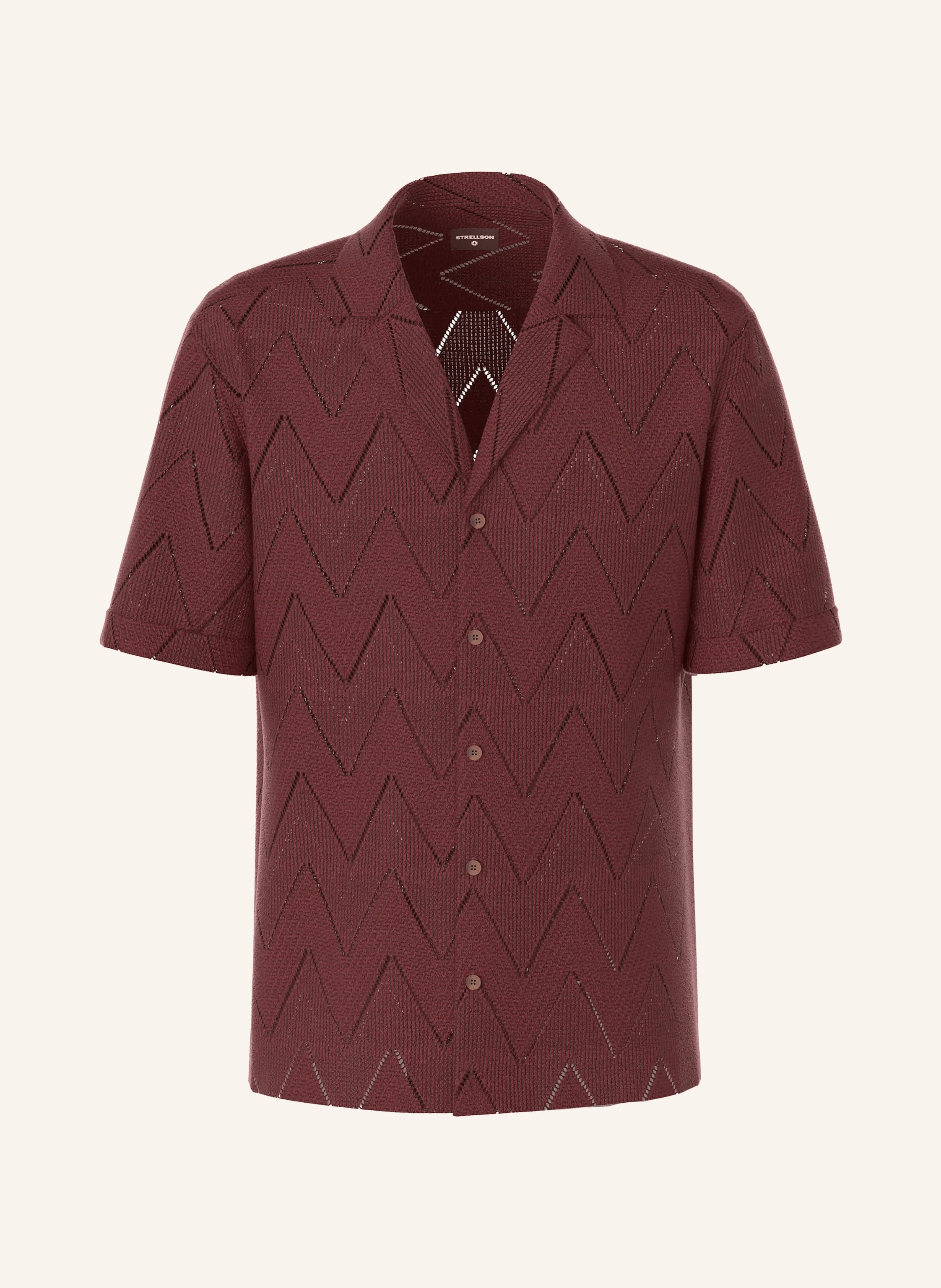 STRELLSON Strick-Resorthemd CLINT Regular Fit