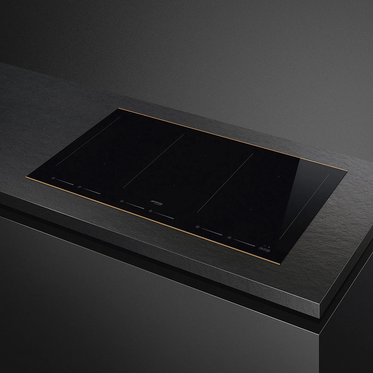 90cm Dolce Stil Novo Induction Hob with Copper Trim