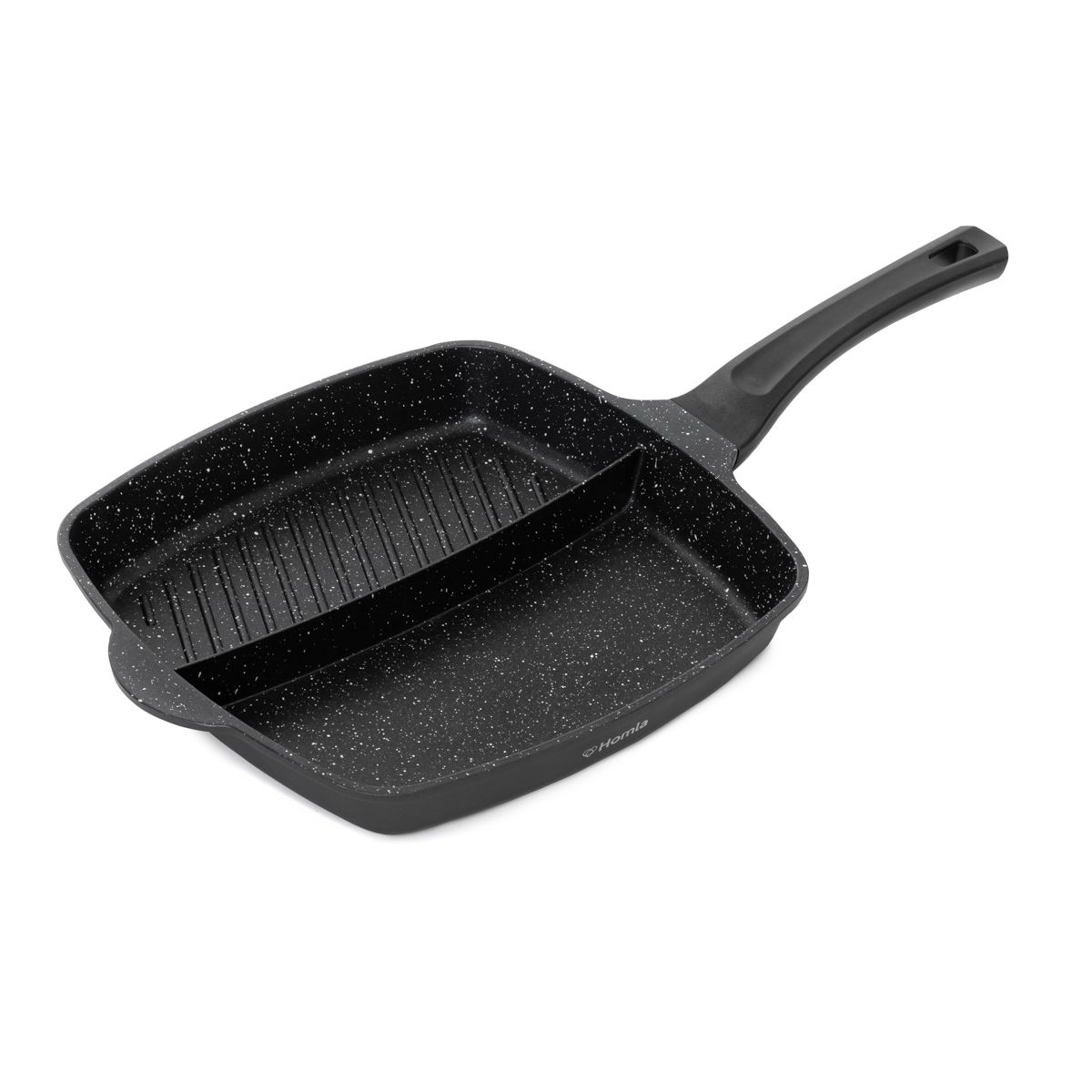 Patelnia LUCASO grillowa z przegródką 28cm