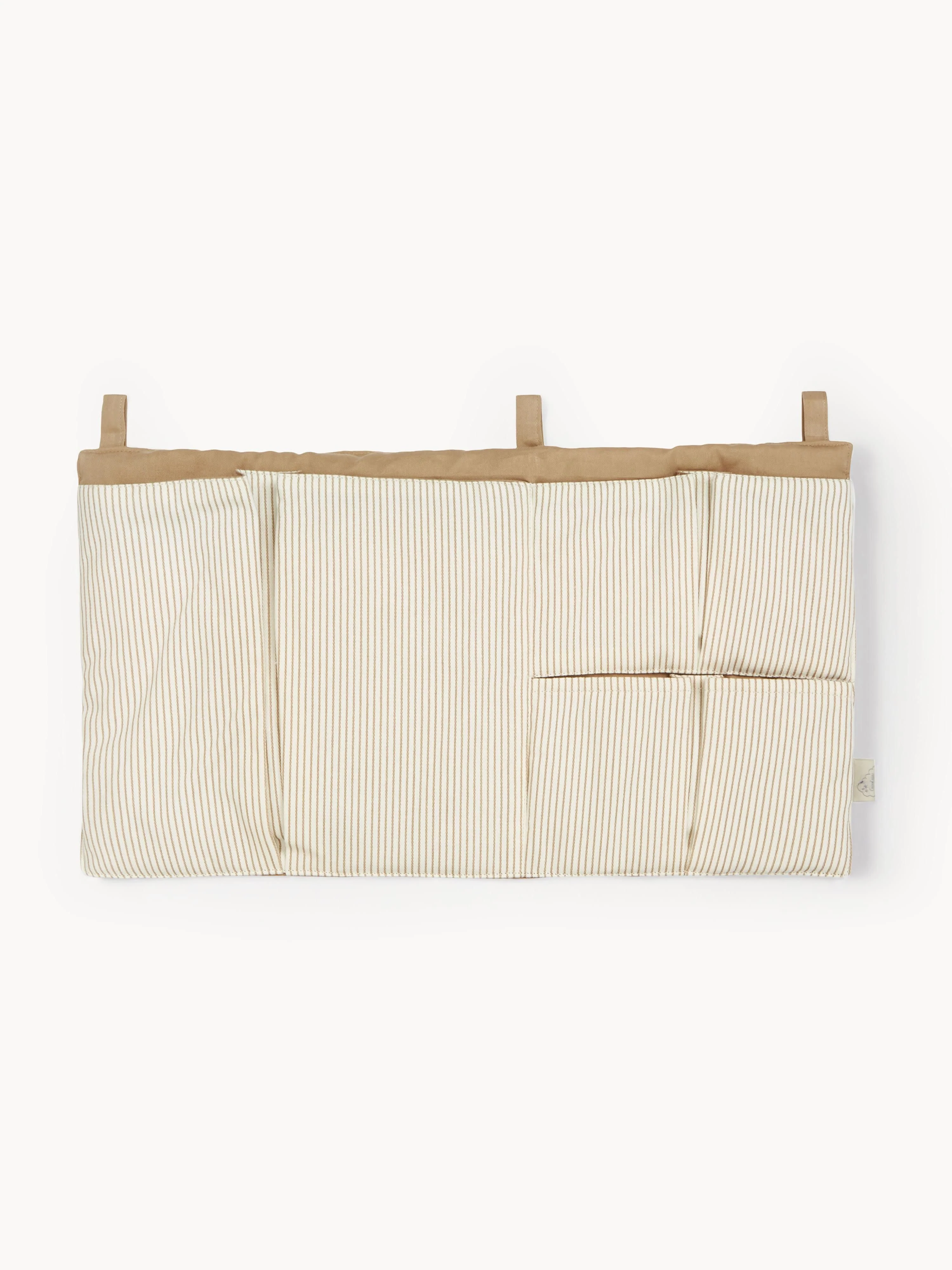 Betttasche Camel aus Bio-Baumwolle