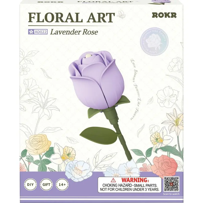 Modellbausatz 37-teilig Lavender Rose