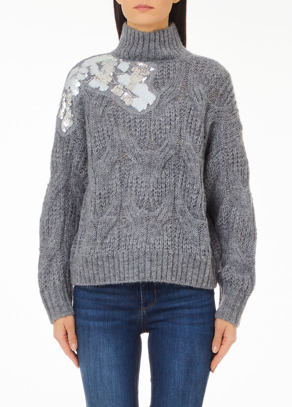 Dolcevita con paillettes