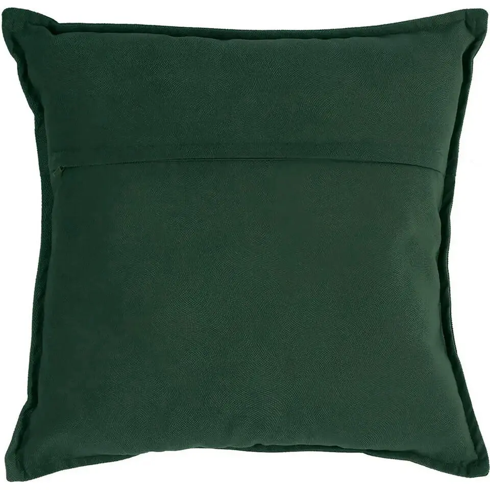 Atmosphera Bank/sierkussens Sophia - 45 x 45 cm - donkergroen