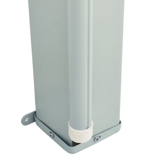 NNEVL Patio Retractable Side Awning 180x600 cm Grey