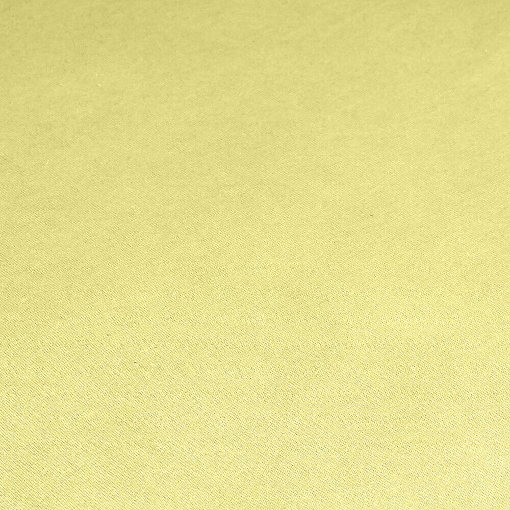 Parure de lit 1 personne 140x200cm avec taie polyester uni jaune