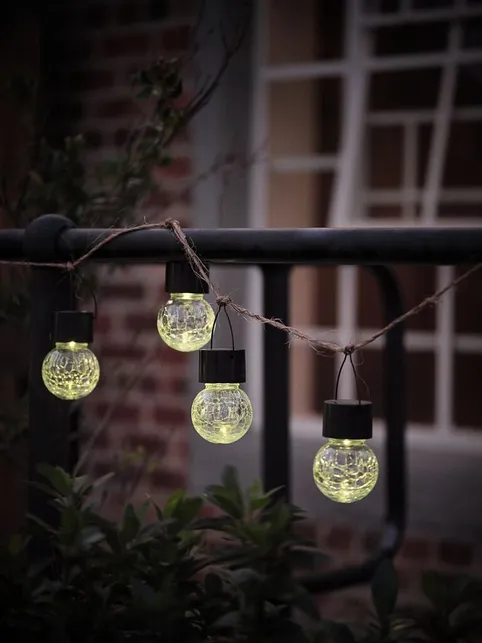 Solcellelampe NATTERGAL Ø6xH14 klar