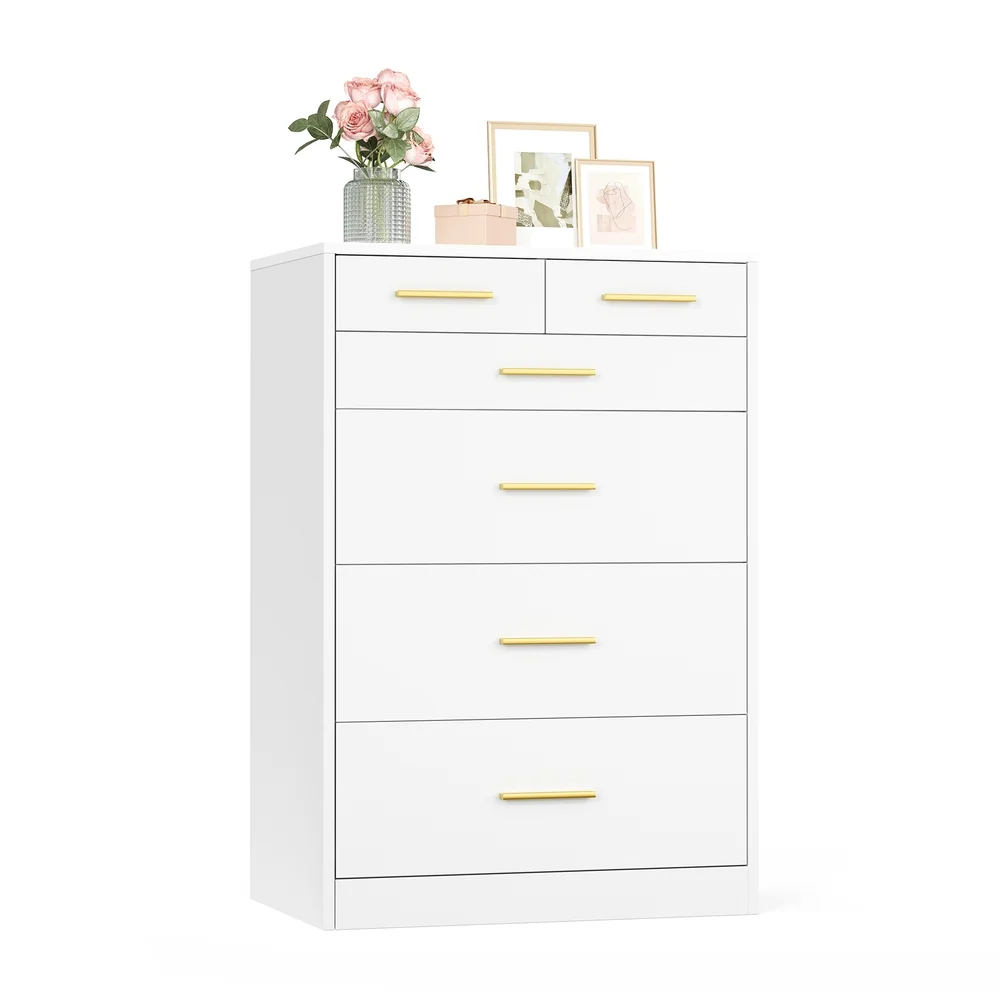 Commode moderne à huit tiroirs avec cadre en acier