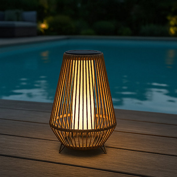 Lanterne solaire et rechargeable SALOMEA TALL H47cm