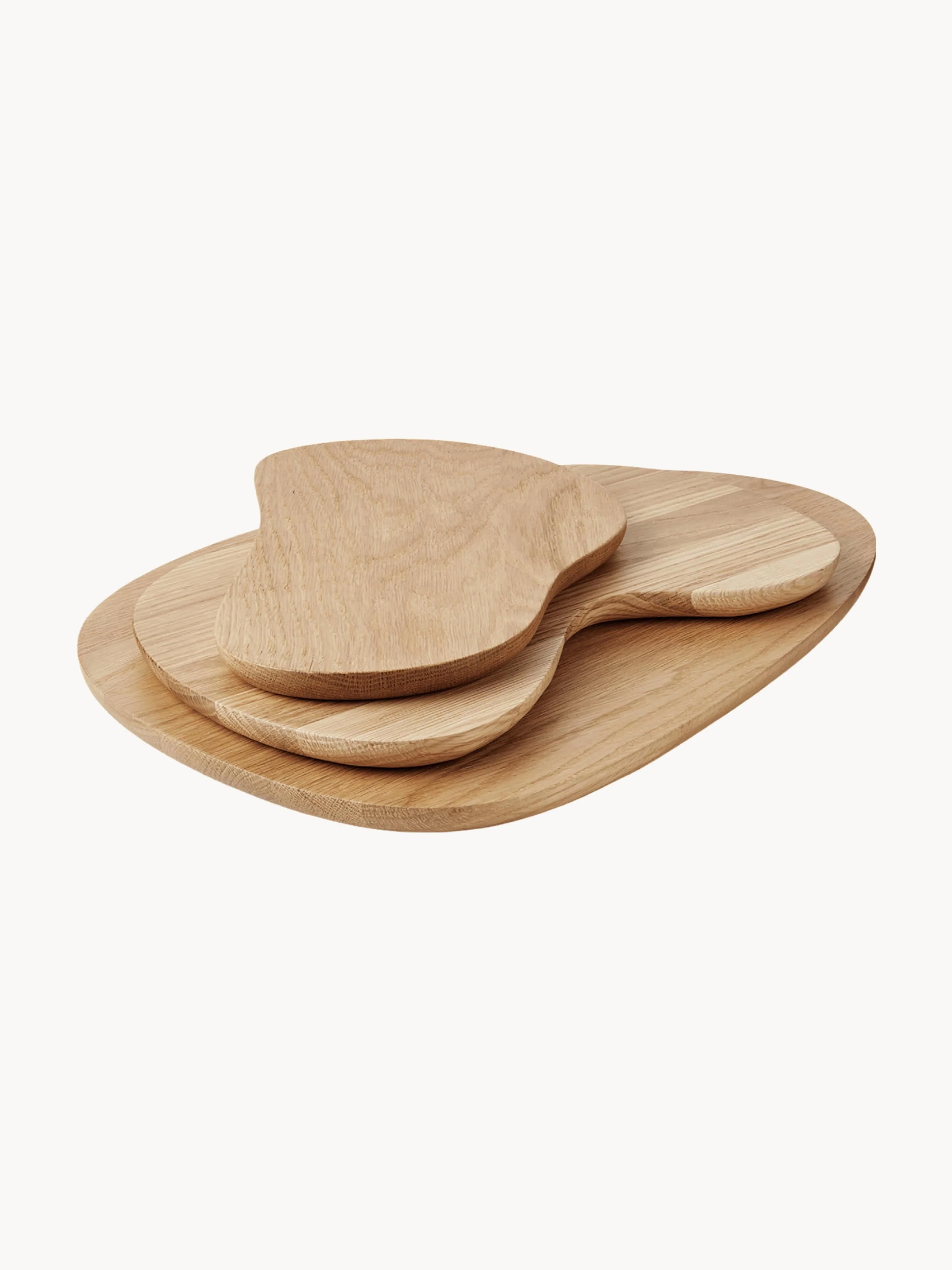 Schneidebretter Cairn aus Eichenholz, 3er-Set