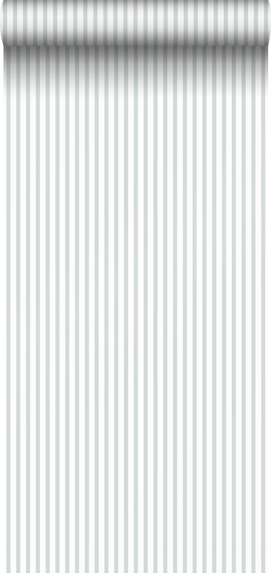 Sanders & Sanders behang strepen vergrijsd groen en wit - 53 cm x 10 m - 640312