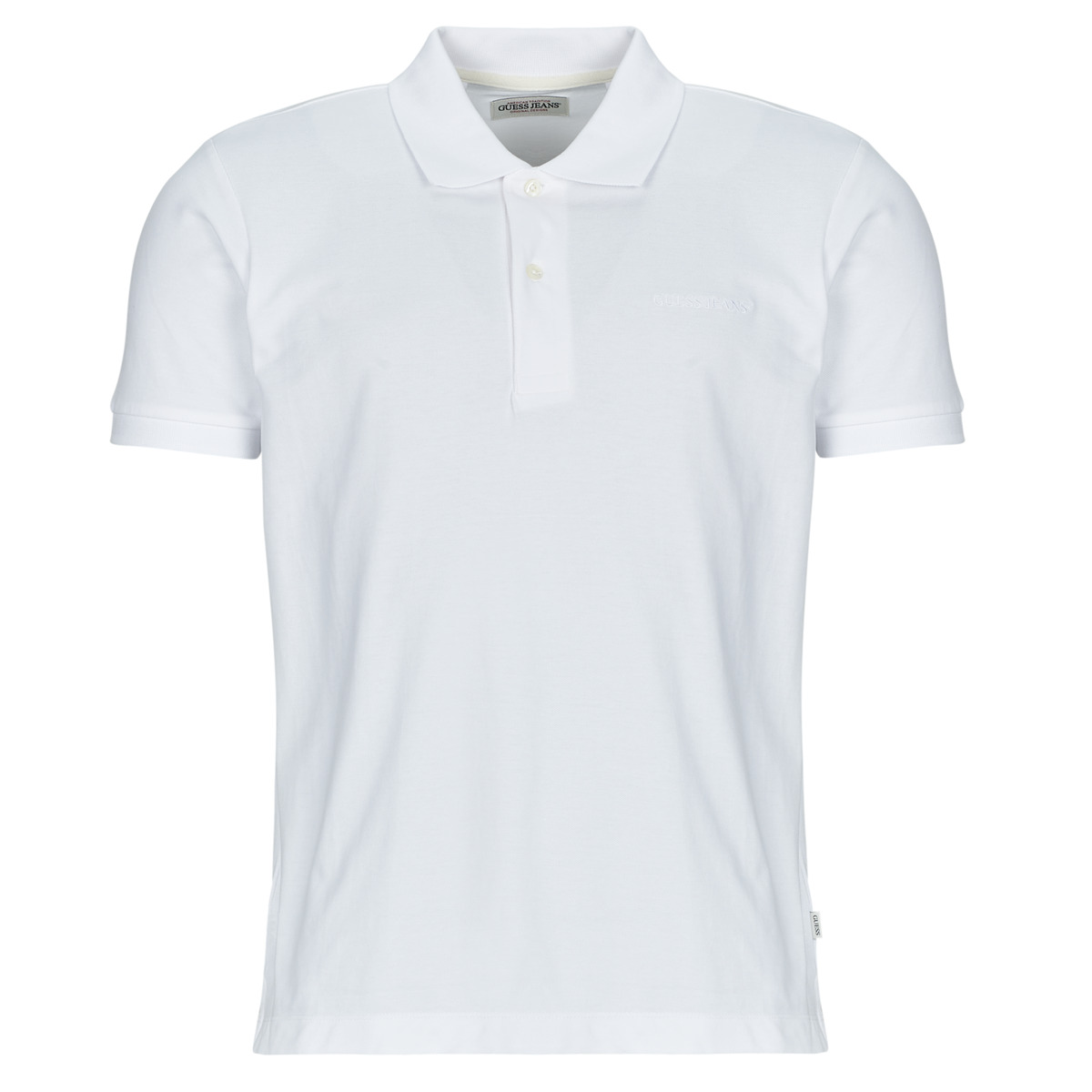Guess - SS EMBRO LOGO POLO - White