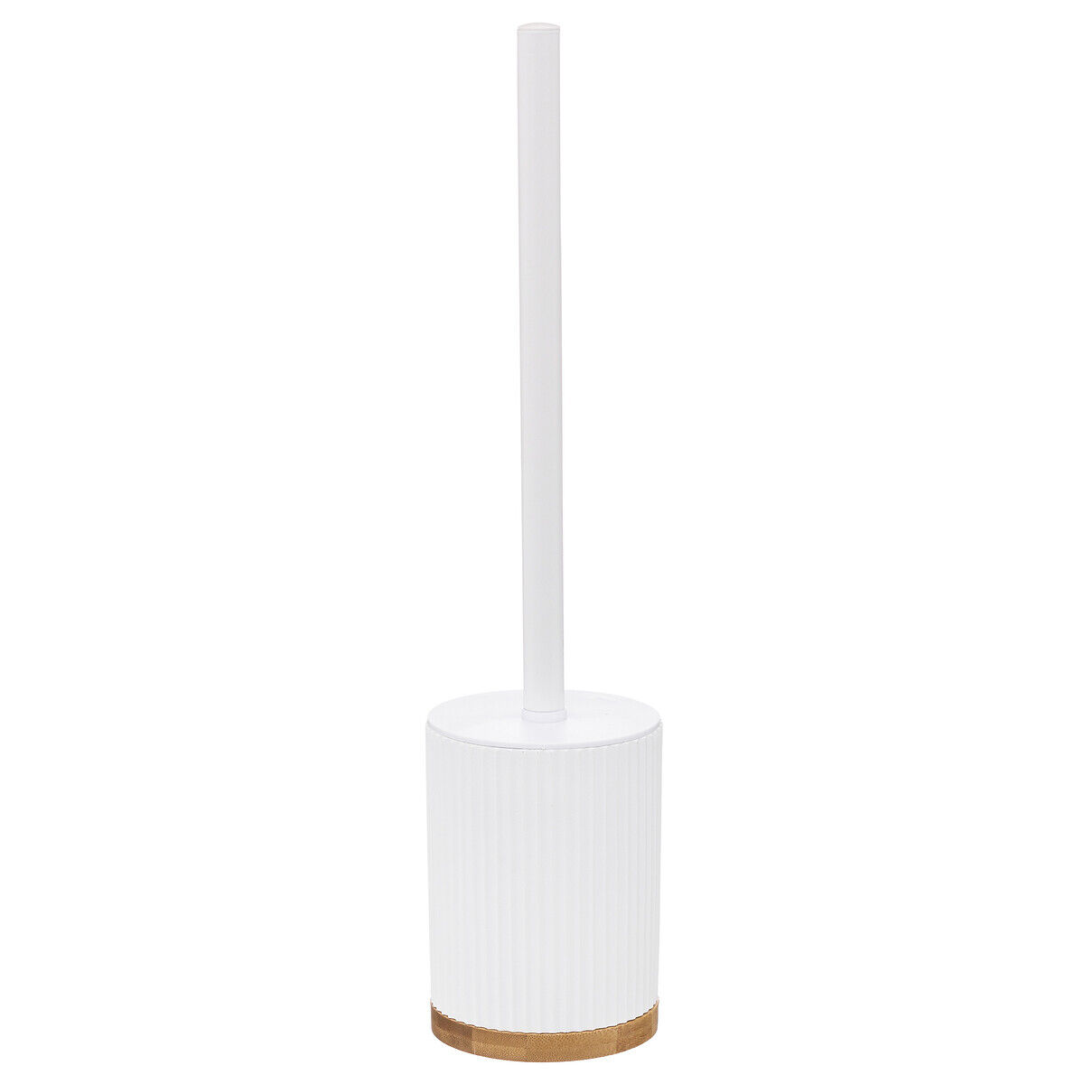 Escova wc NATUREO branco com base em bambu