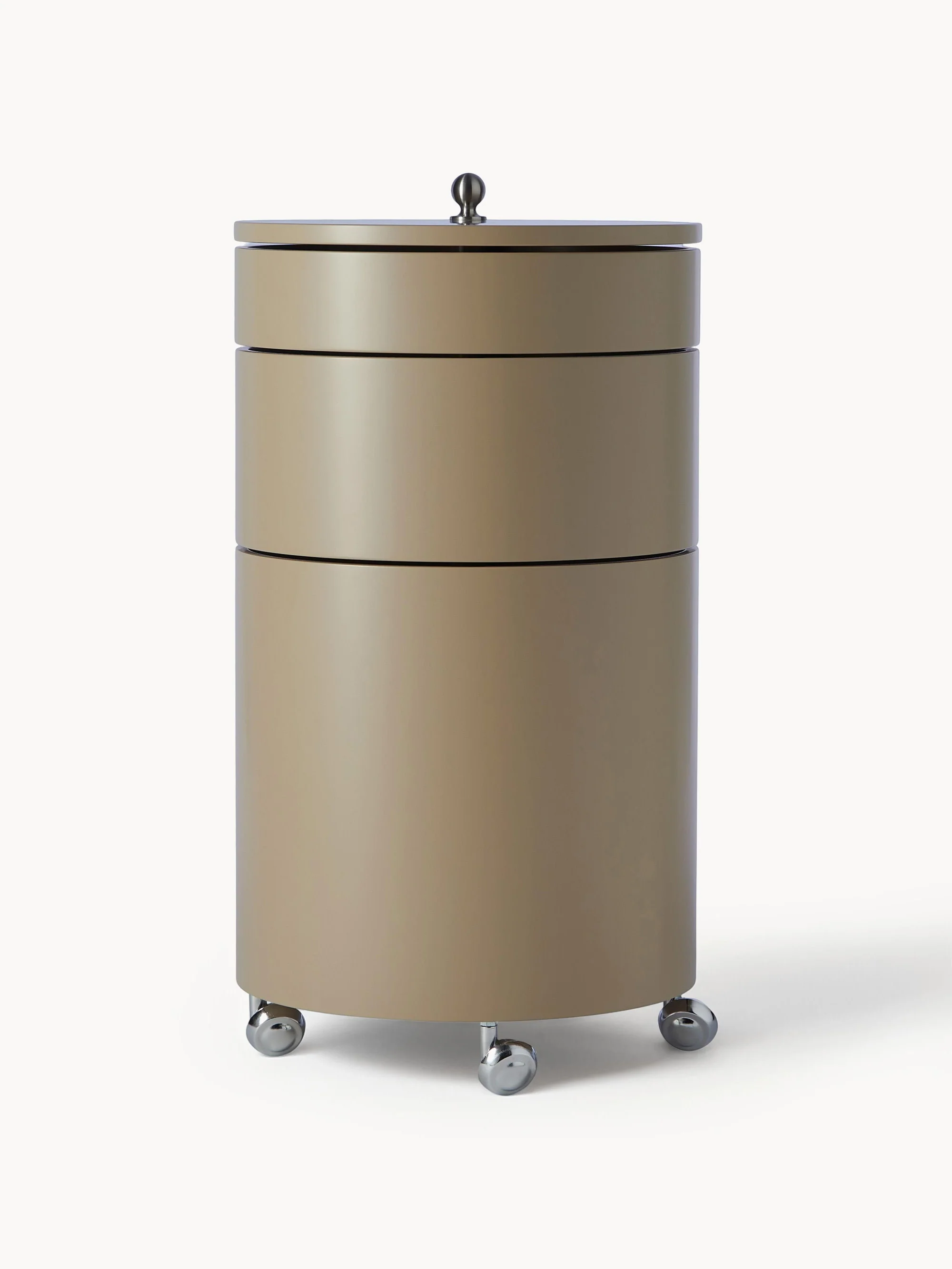 Runder Rollcontainer Barboy, Design Verner Panton