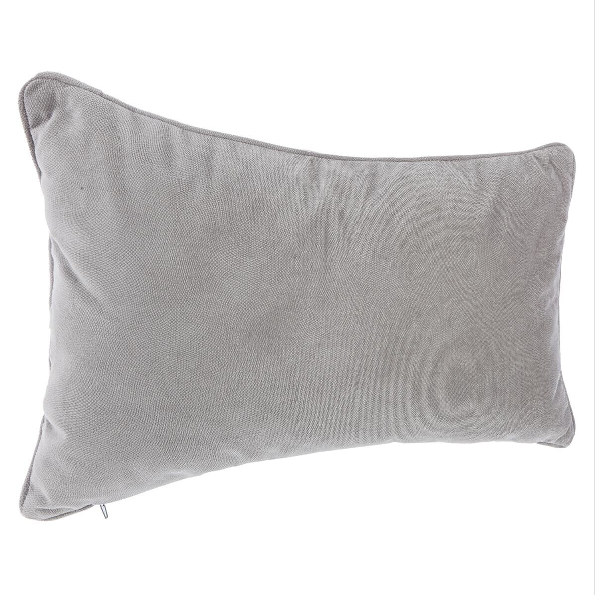 Cushion "Linah" Mouse grey, 30x50 cm