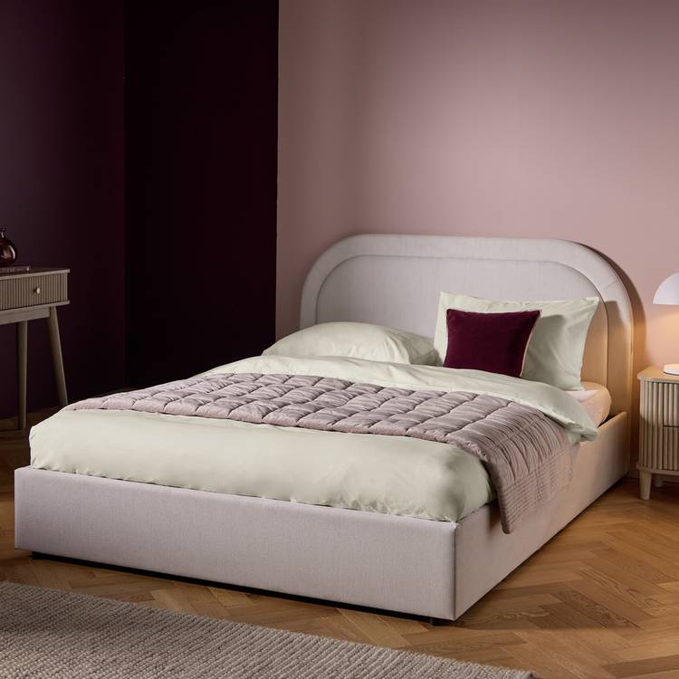 Habitat Ashford Small Double End Lift Ottoman Bed - Cream