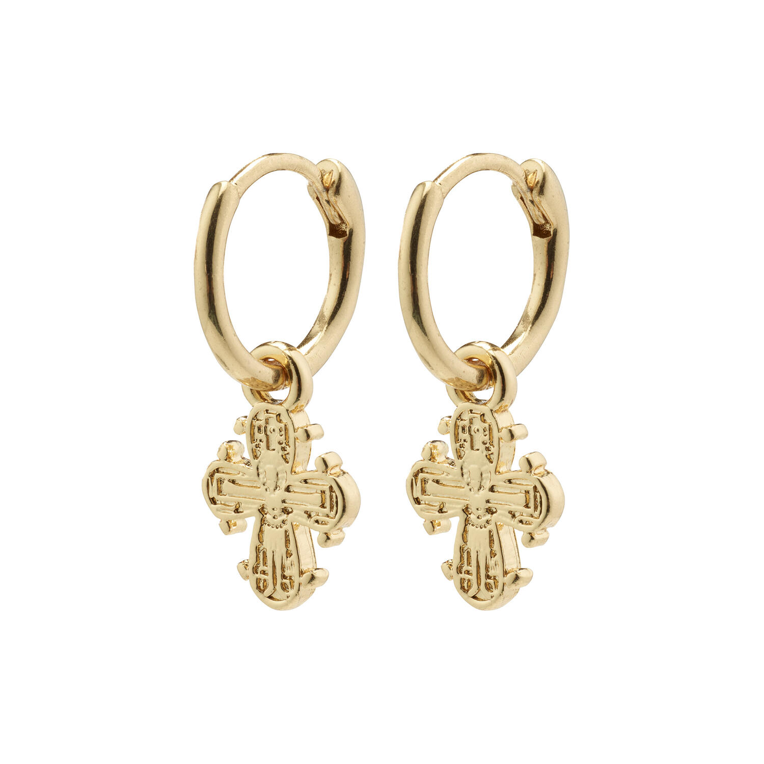 DAGMAR Huggie øreringe, gold plated