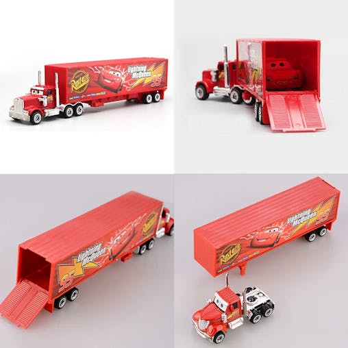 NNEOBA Disney Pixar Cars Diecast Toy Set (7PCS)