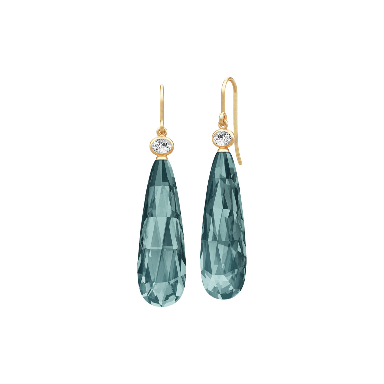 Ofelia Drop øreringe, midnight blue