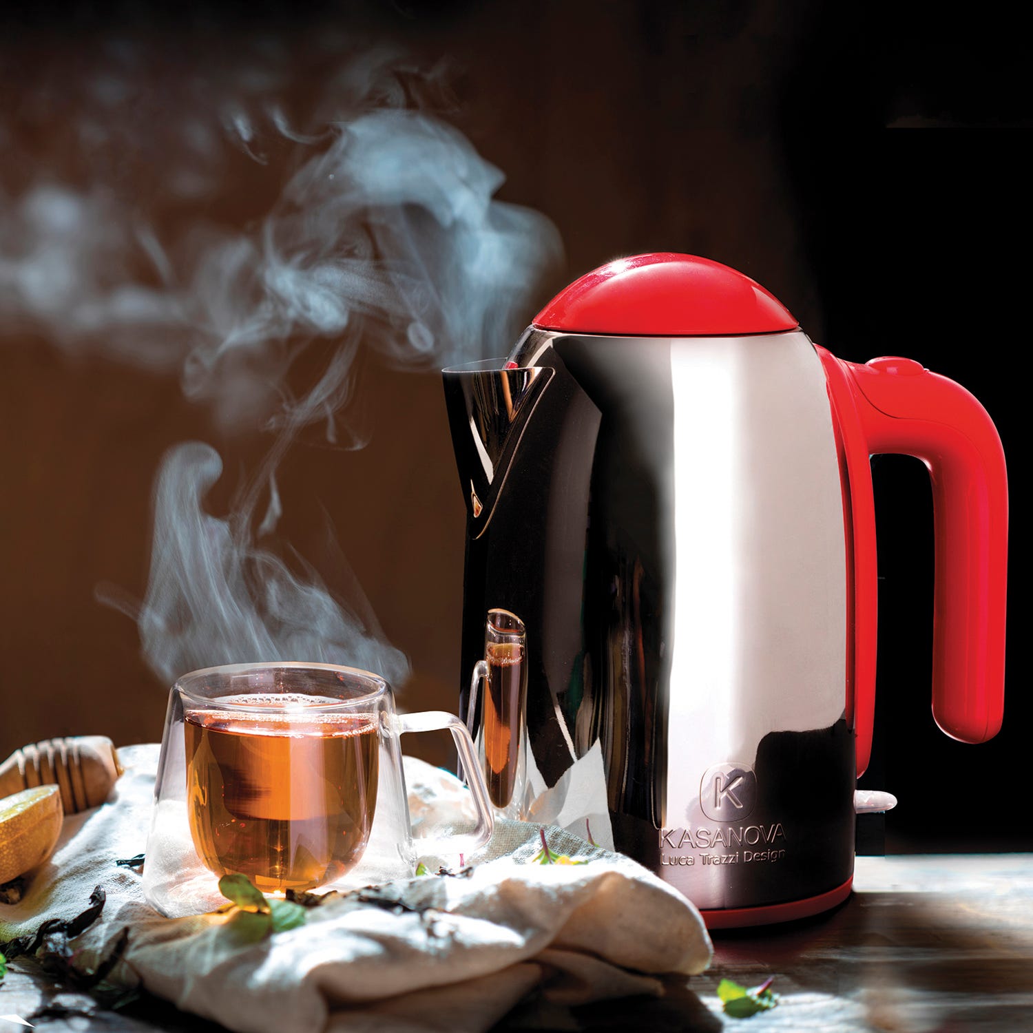 Set tazzine tè trasparenti in vetro borosilicato, da 200 ml