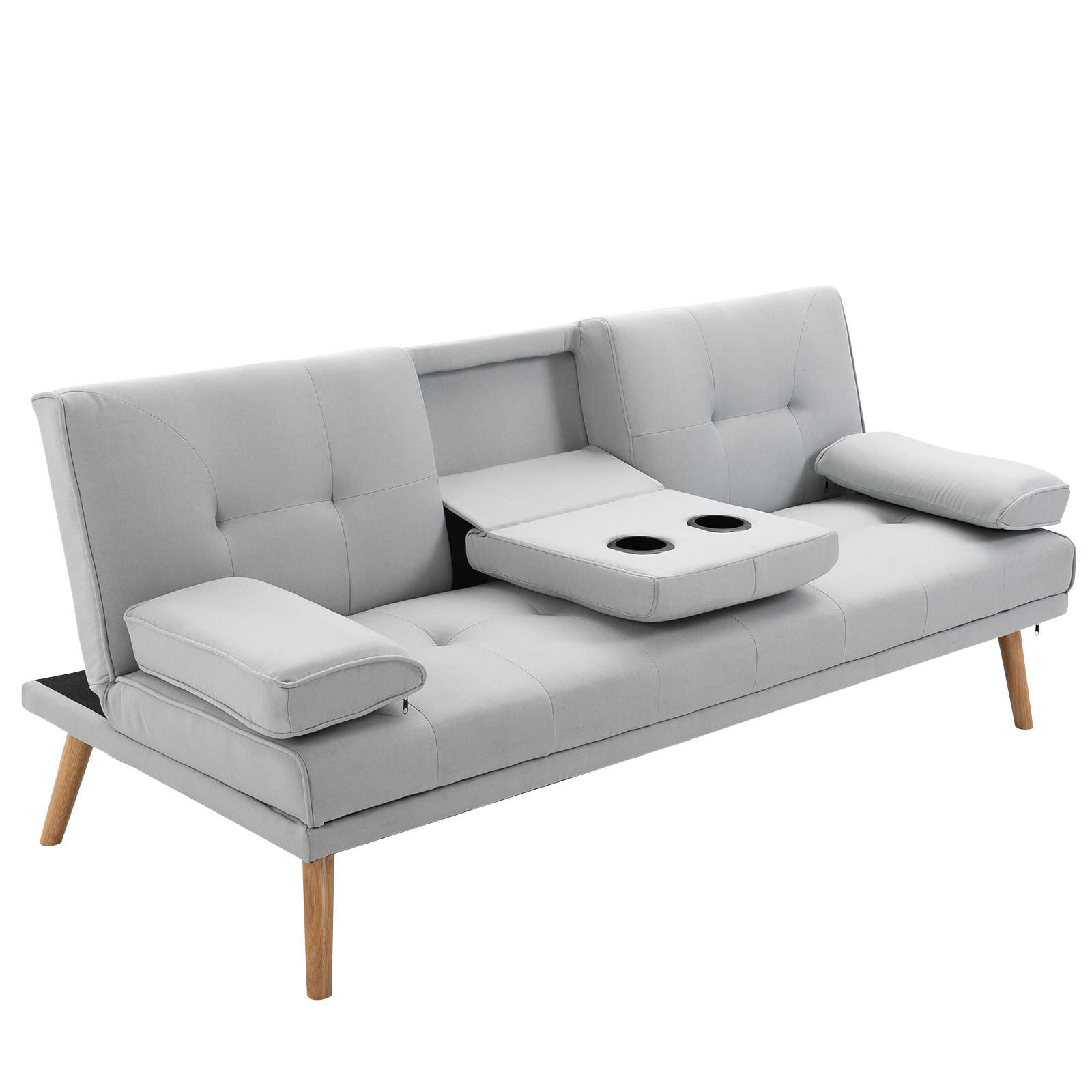 - Canapé convertible 3 places design scandinave