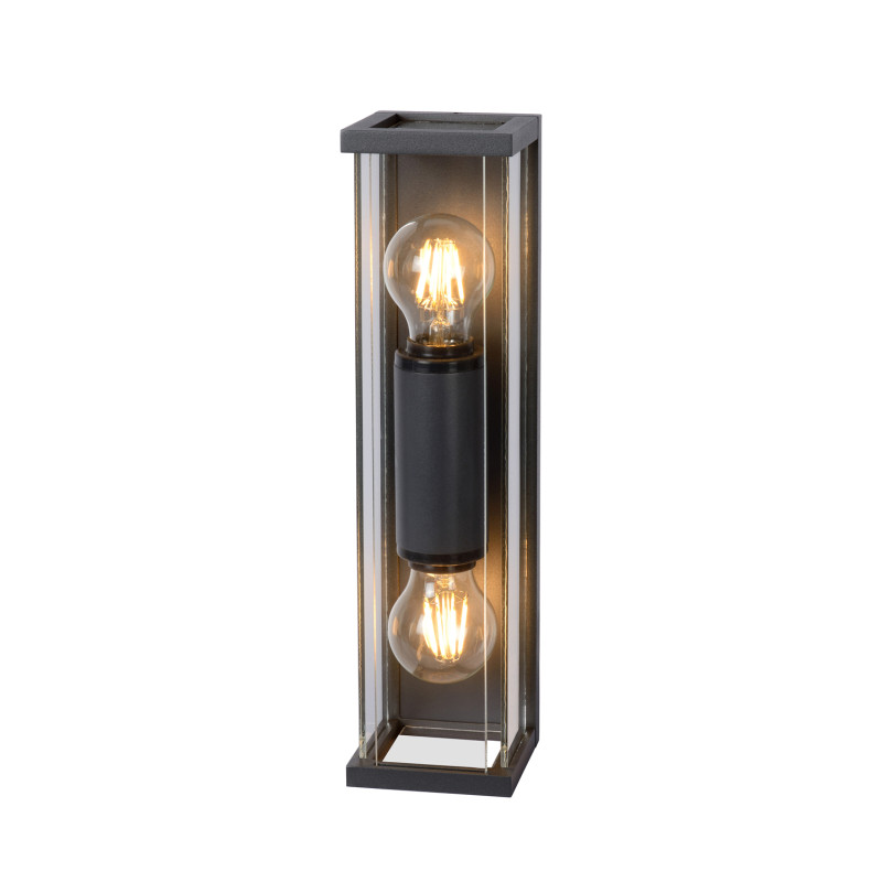 Applique extérieure LED Claire Mini dimmable E27 2 x 15 W LUCIDE