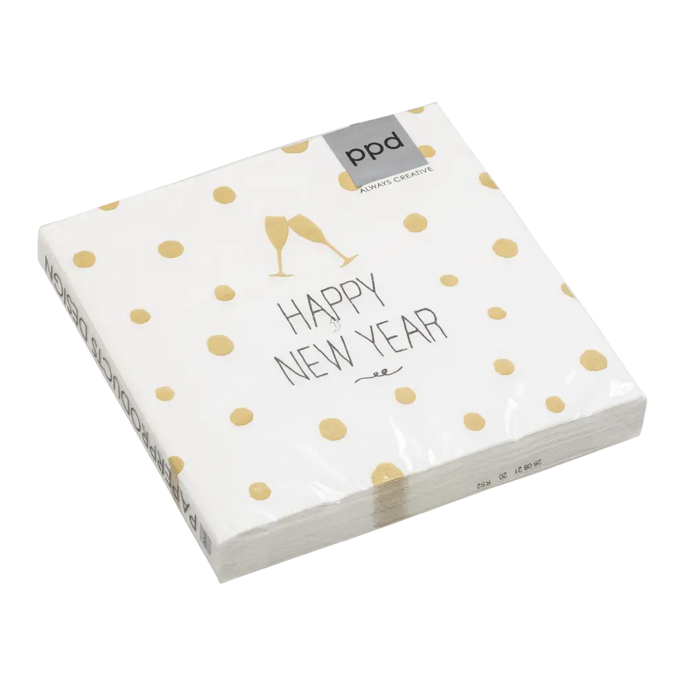 Papierserviette Happy New Year