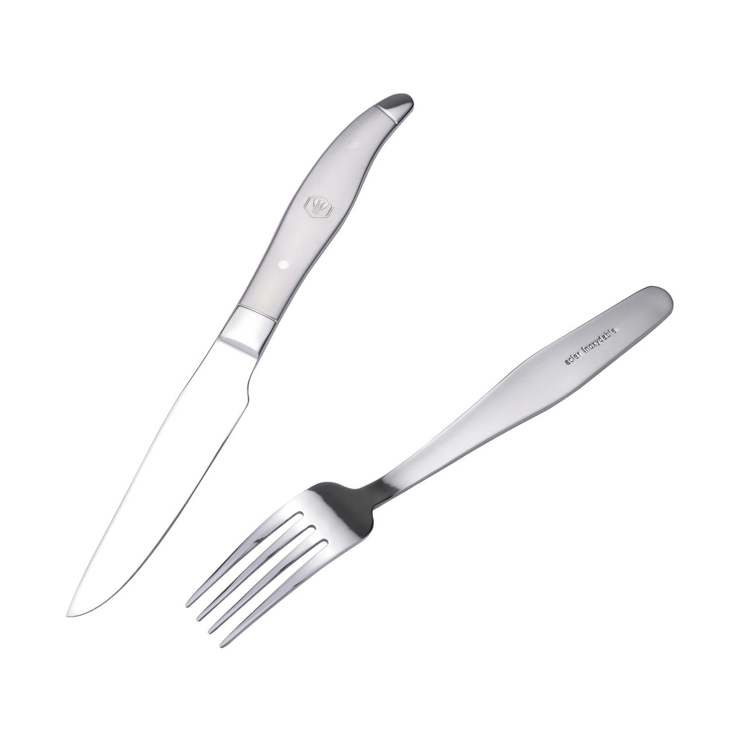 ACIER - Ménagère de 24 pièces