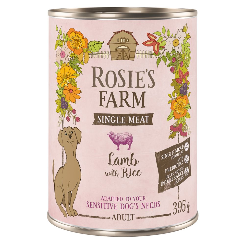 Rosie's Farm Single Meat Adult 6 x 395g