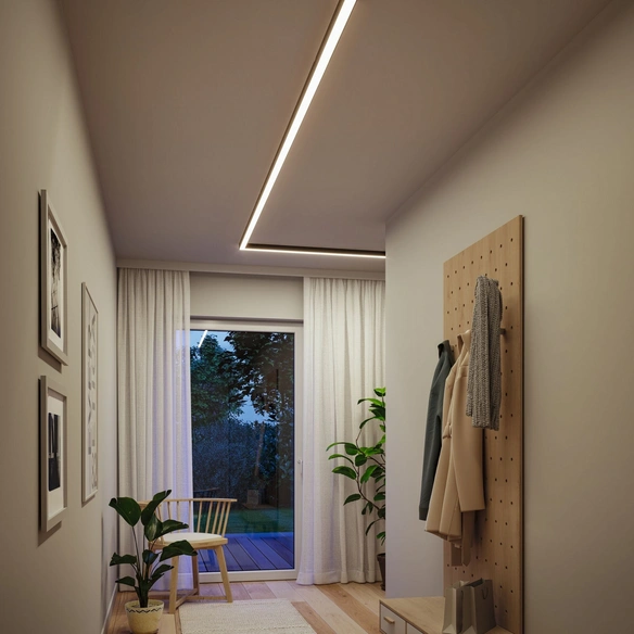Lichtleiste »Linion«, 100 cm, 17 W, 24 V, signalschwarz, 3000 K