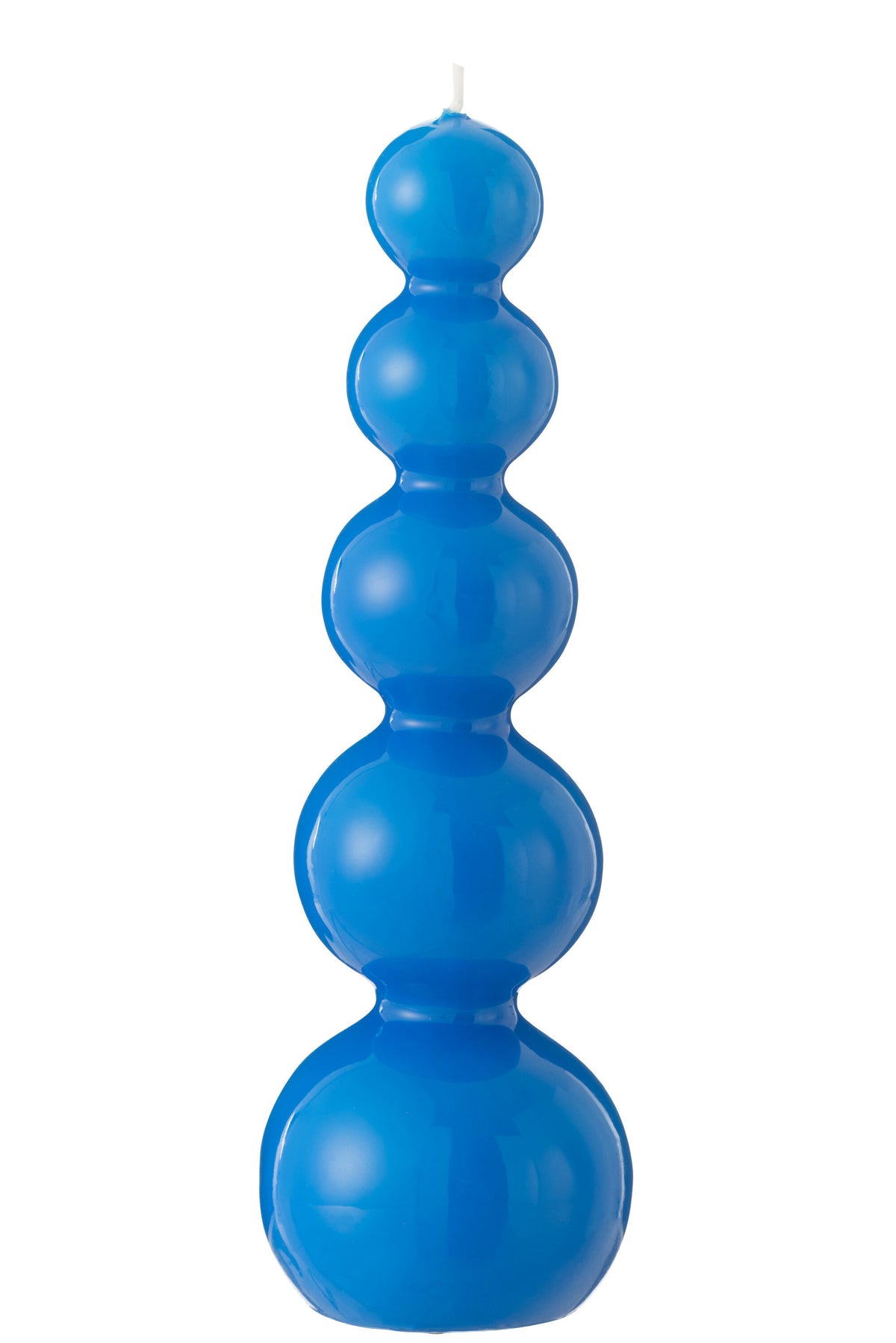 J-Line kaars Kalebas - blauw - 25U