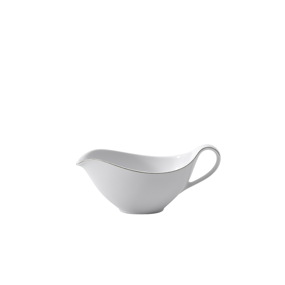 Anmut Gravy boat - White, Premium Bone Porcelain