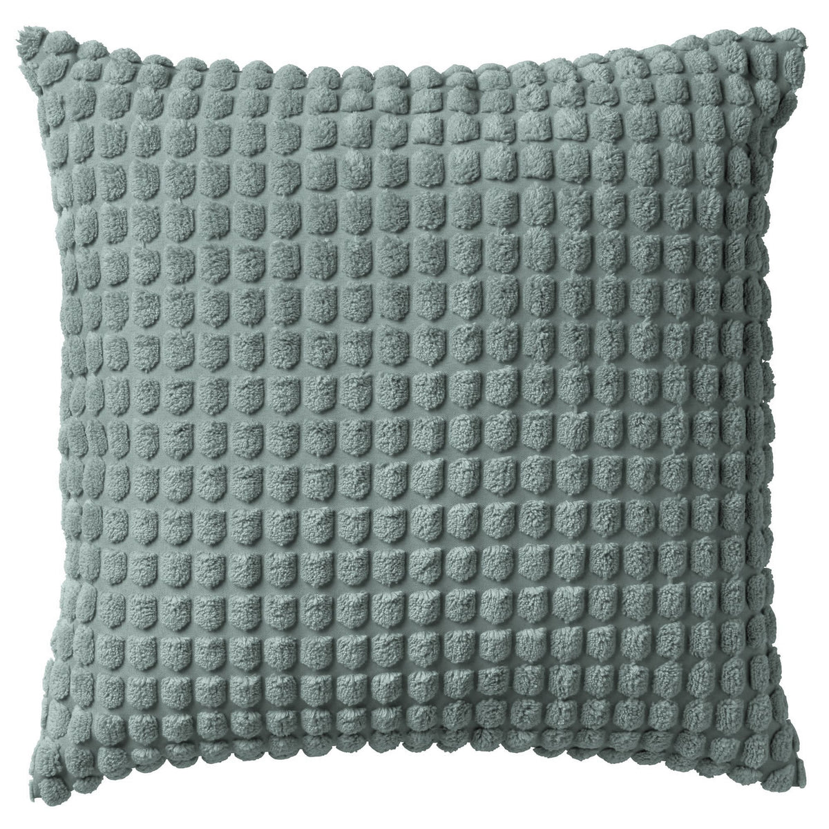 ROME - sierkussen 45x45 cm - effen kleur - 3D-structuur - Jadeite - lichtgroen