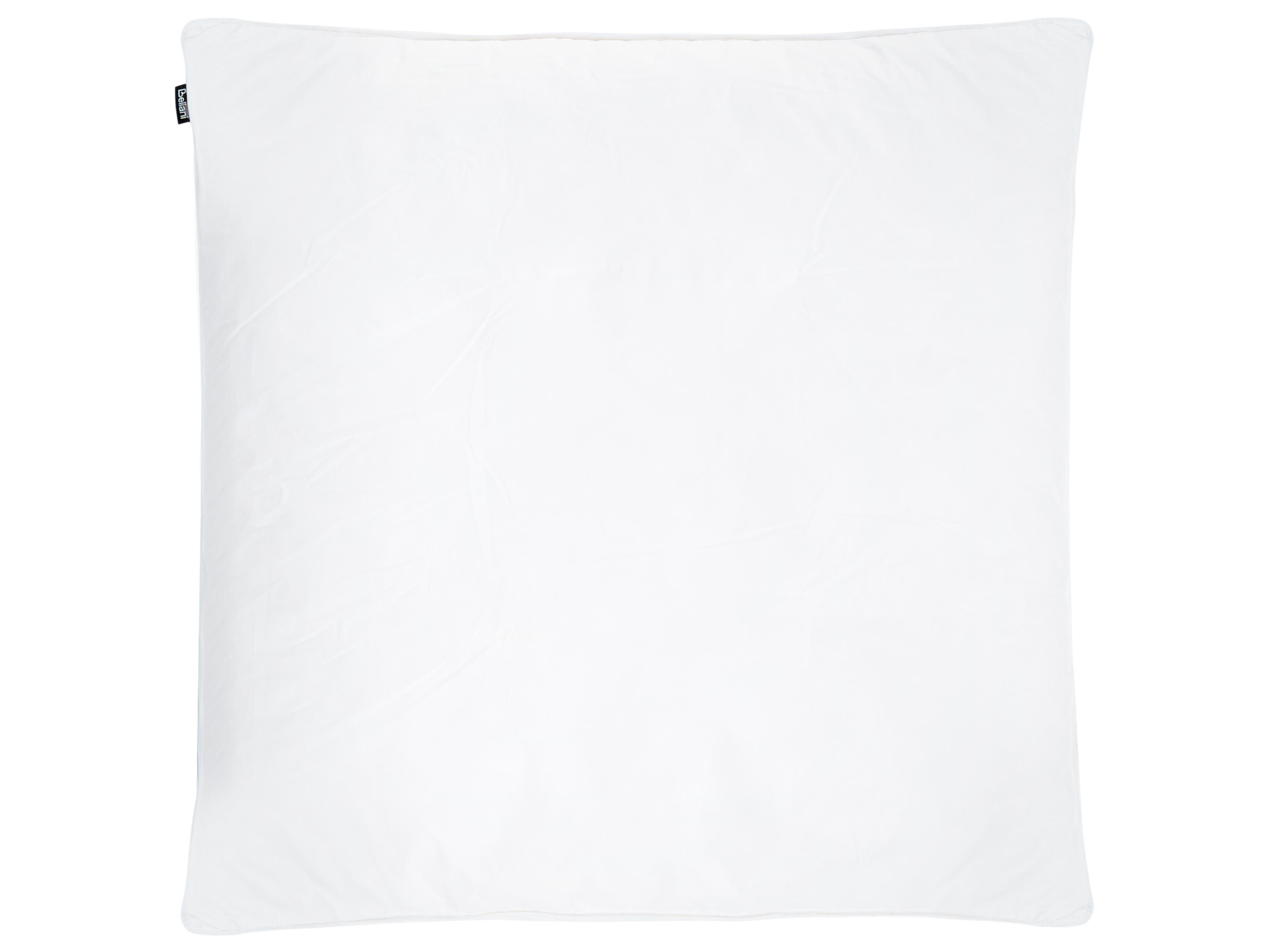 Bed Pillow FELDBERG High Duck Feathers and Down 80 x 80 cm White