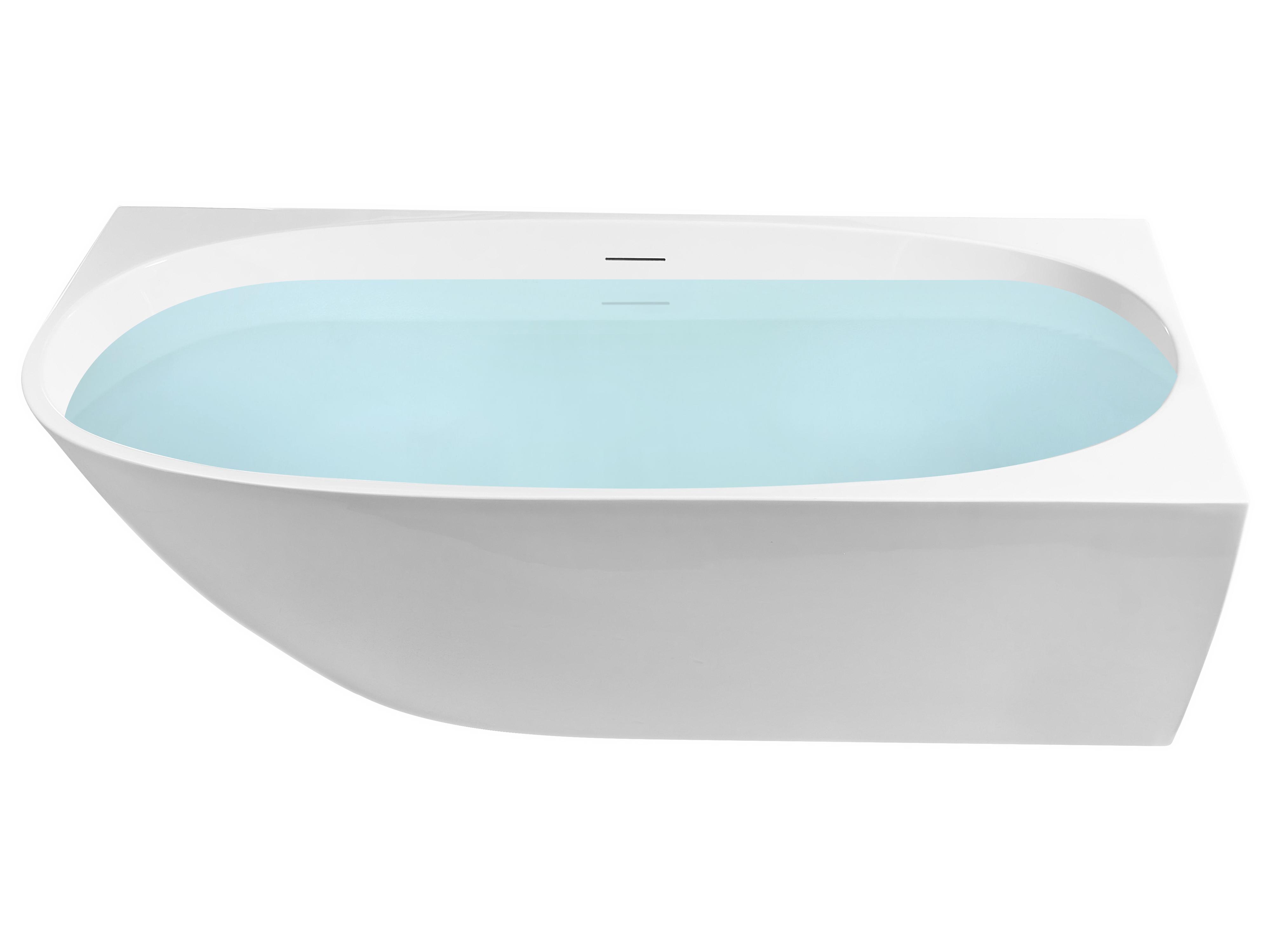 Corner Bath PARNAIBA Left Hand 1700 x 800 mm White