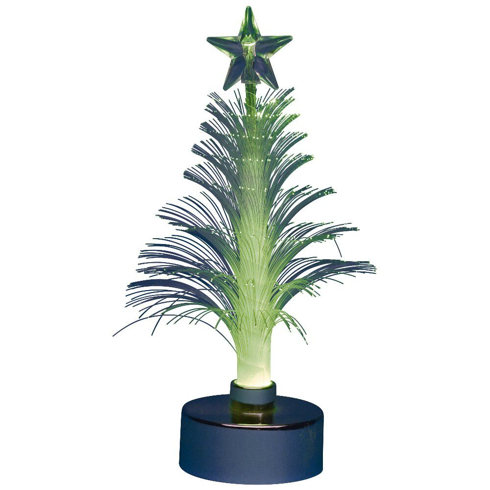 Sapin lumineux fibre optique multicolore