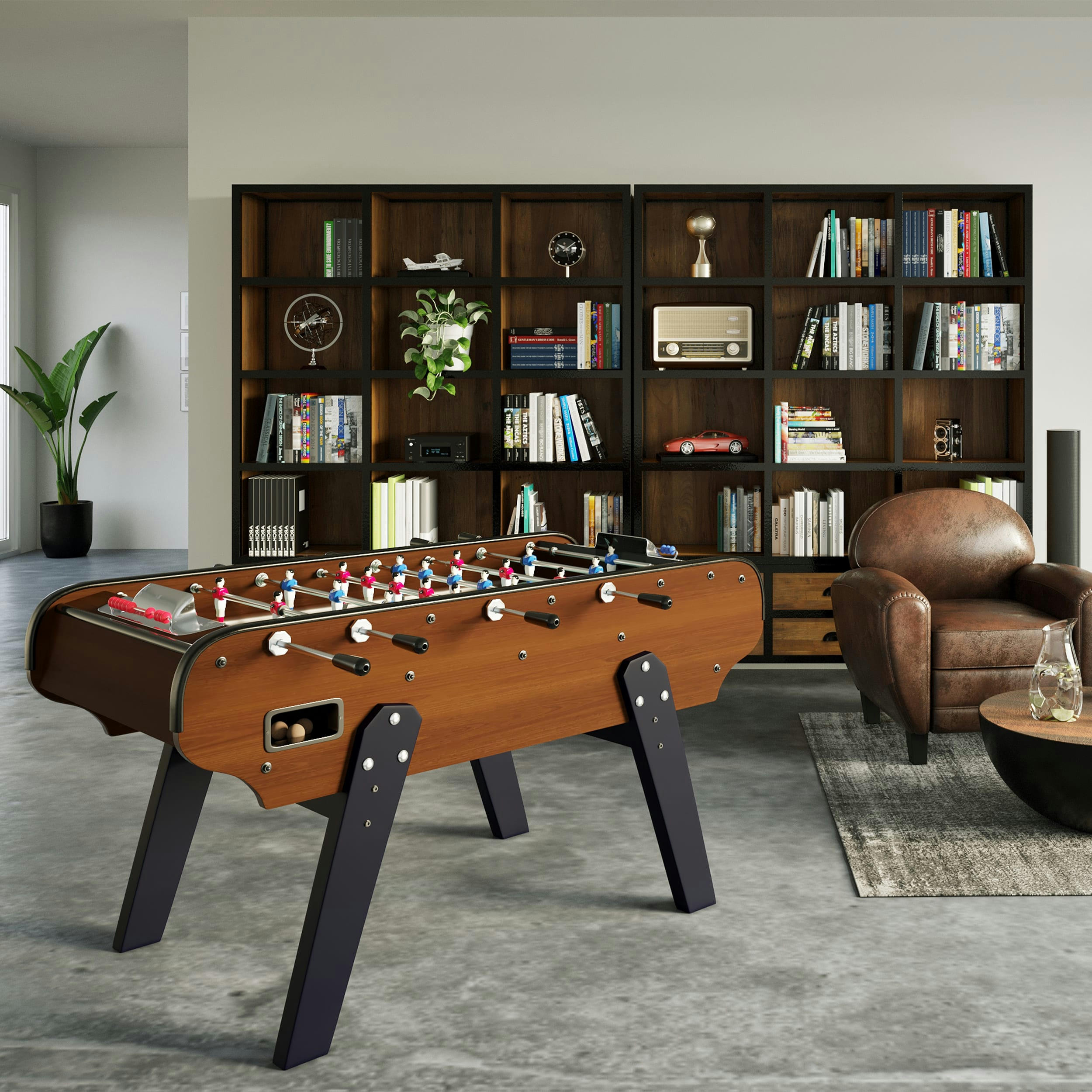 SCUDETTO - Baby foot bois foncé